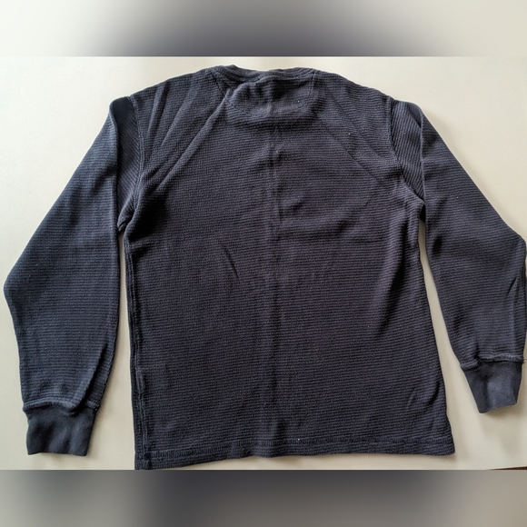 Set of 2 Faded Glory Men's Crew Neck Long Sleeve Thermal Henley Shirts Sz Small - Picture 9 of 11